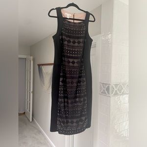 Black Dress with design